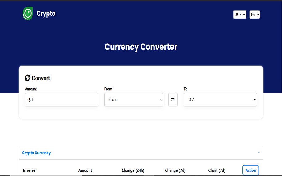 Currency Converter project